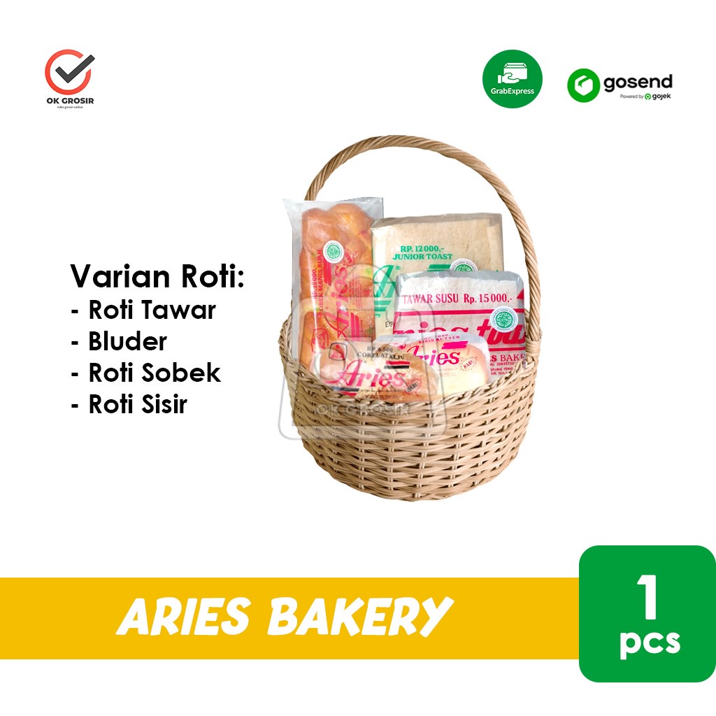 Jual Aneka Roti Sobek / Roti Tawar / Sisir / Bluder ARIES (KHUSUS ...