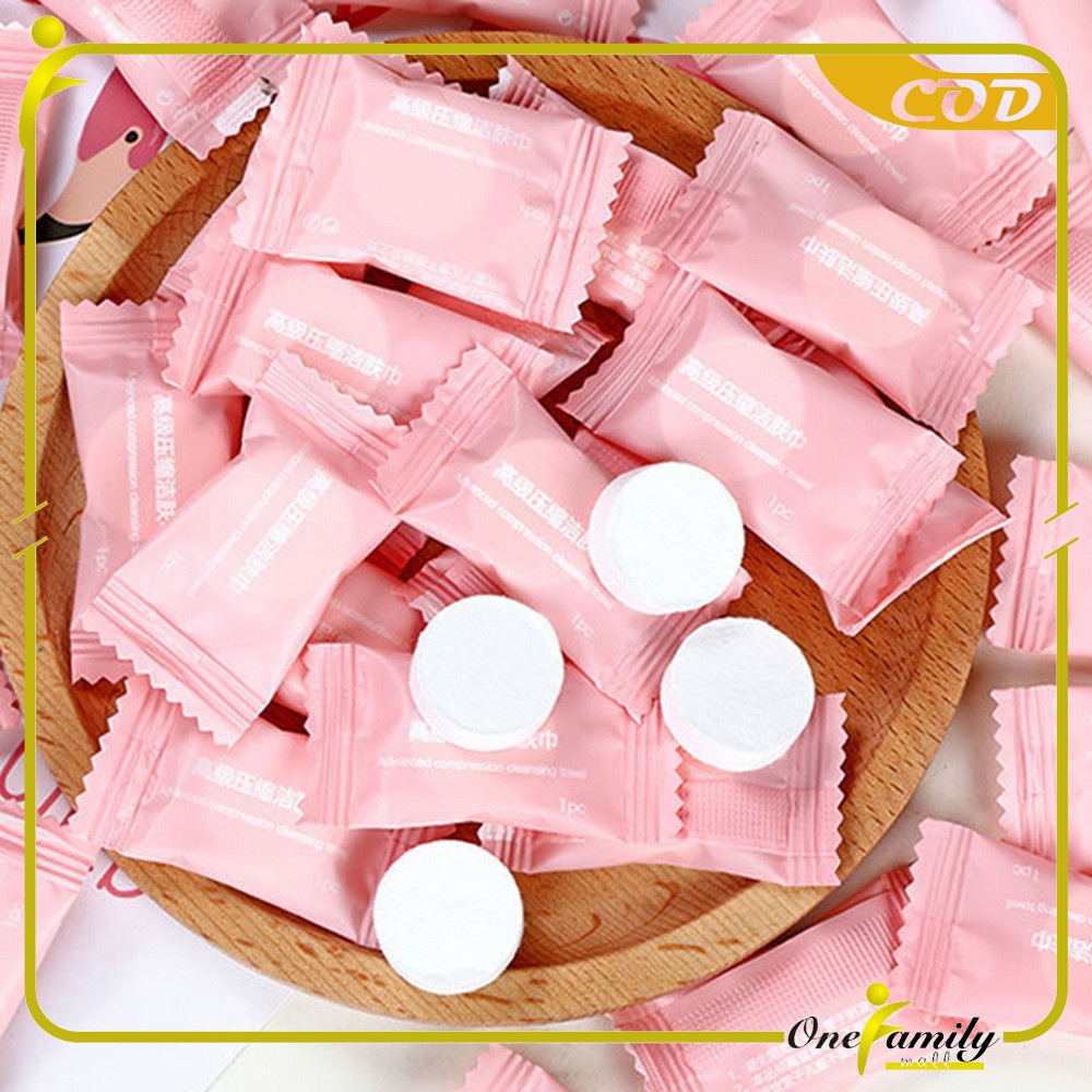 Jual ONE-K142 Tissue Bulat Mini Travel Sekali Pakai / Masker Wajah ...
