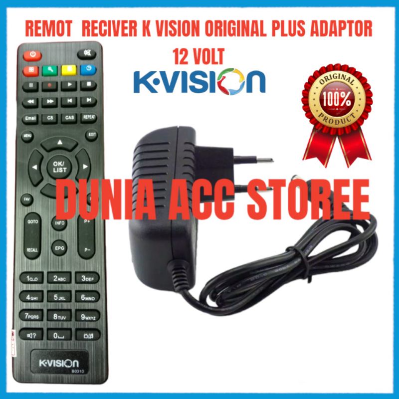 Jual remot remote reciver parabola k vision original pabrik plus ...