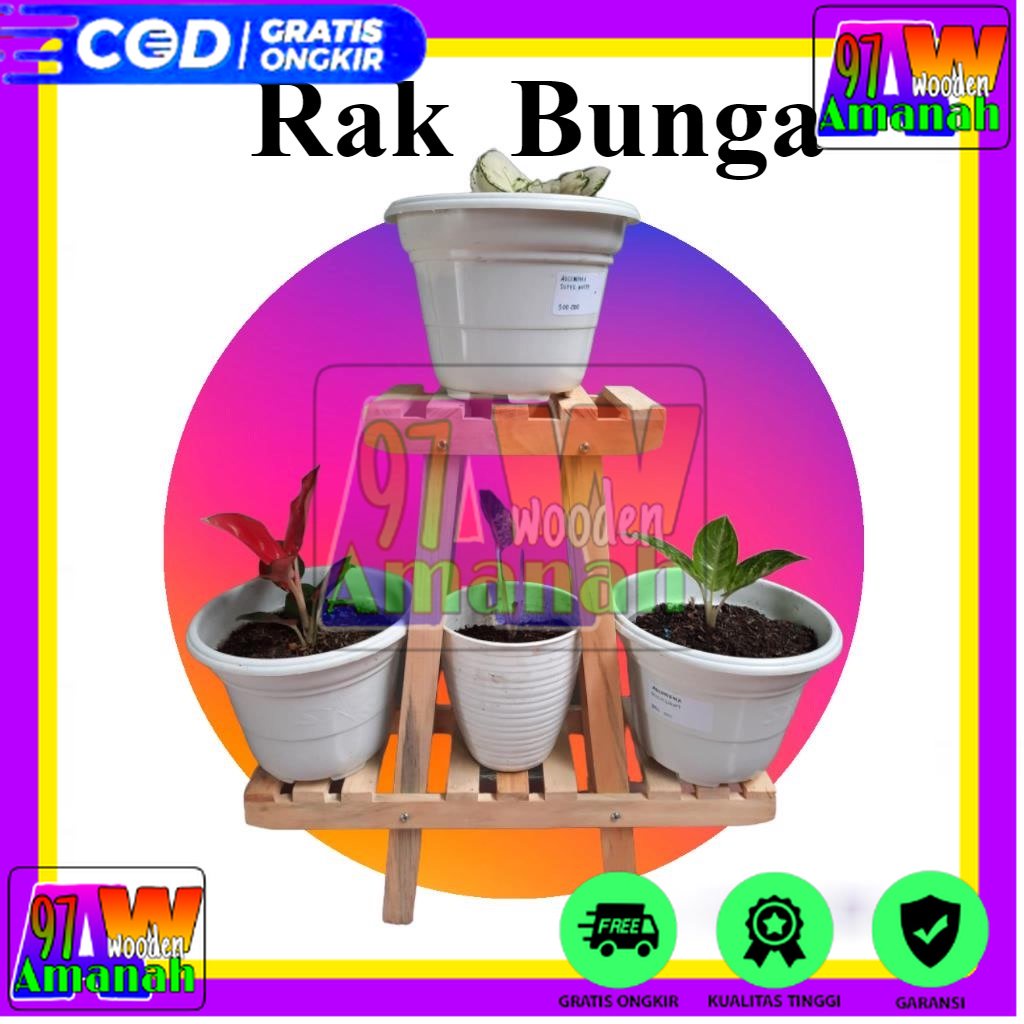 Jual Rak bunga minimalis Ukuran Tinggi 50cm | Shopee Indonesia