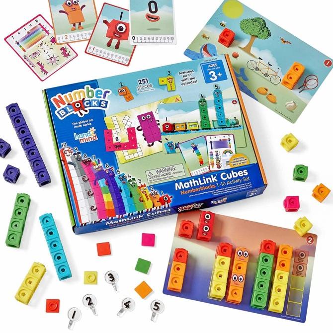 Jual Saka Hand2Mind Mathlink Cubes Numberblocks 1-10 Activity Set ...