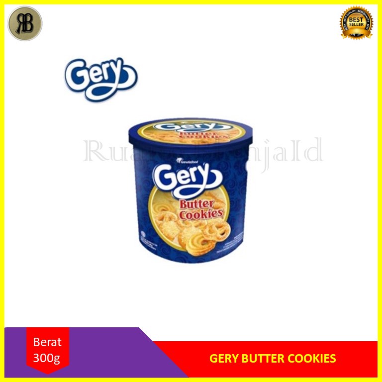 Jual EXP 2025 Gery butter cookies 300gr / gery toples 300gr / ger 300gr