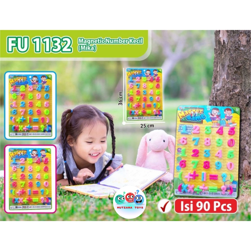 Jual MUTIARATOYS Mainan Magnetic Game Number Angka Kecil No FU1132 ...