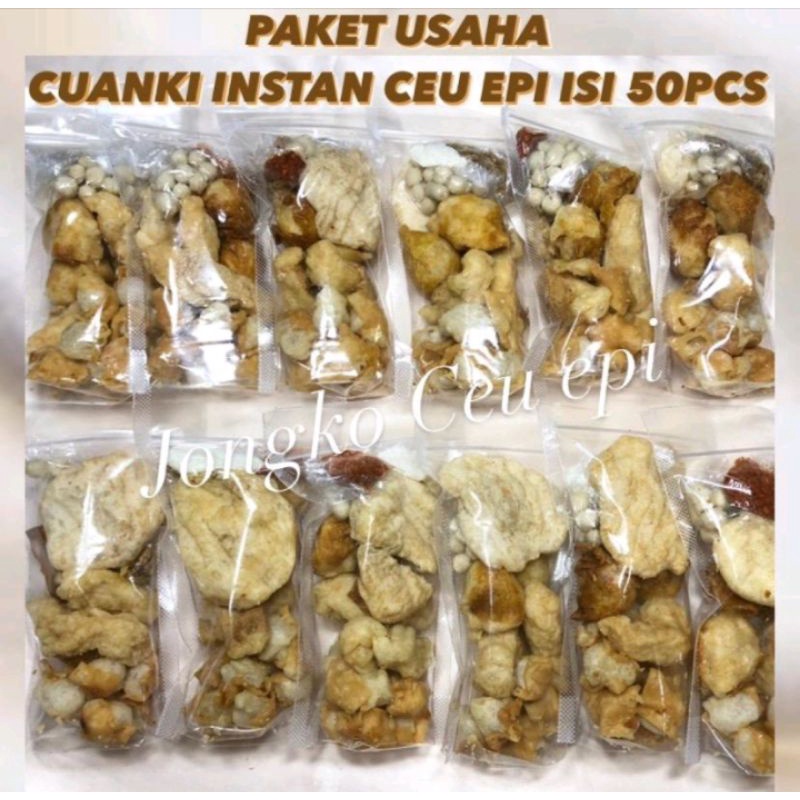 Jual Paket Usaha Cuanki Instan Ceu Epi Isi 50pcs Shopee Indonesia