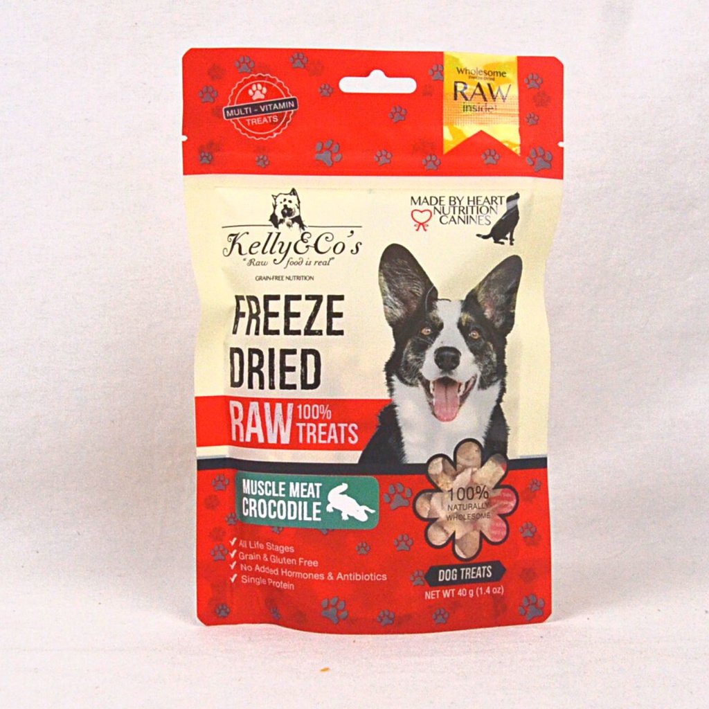 Jual KELLYCO Snack Anjing Freeze Dried Raw Treat Crocodile 40gr ...