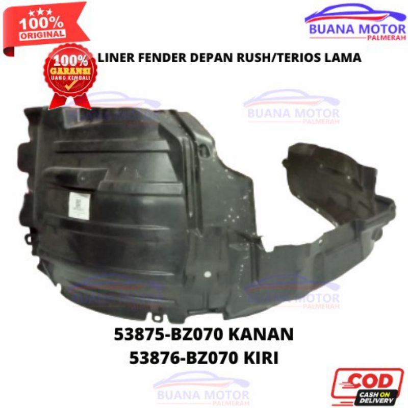 Jual Liner Fender Depan Rush Lama/Terios Lama Original Shopee Indonesia