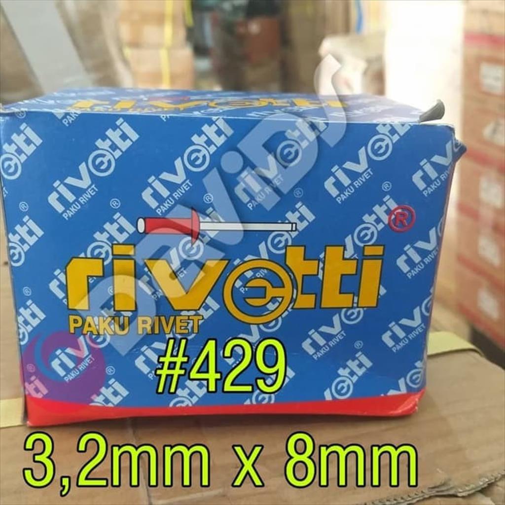 Jual SU Paku Rivet Ripet 429 RIVETTI 1000pcs Paku Rivet Keling Blind ...
