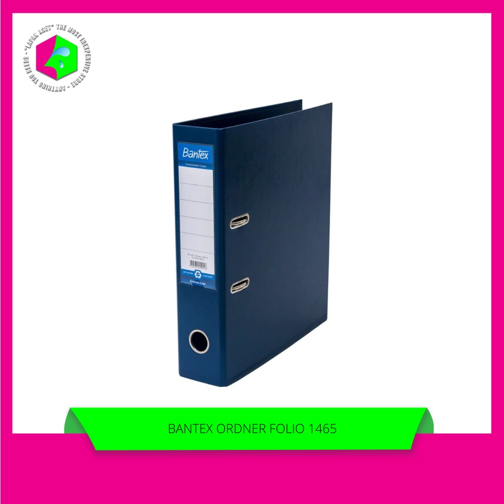 Jual Bantex Ordner Pvc Lever Arch File Map Ordner Blue Folio F