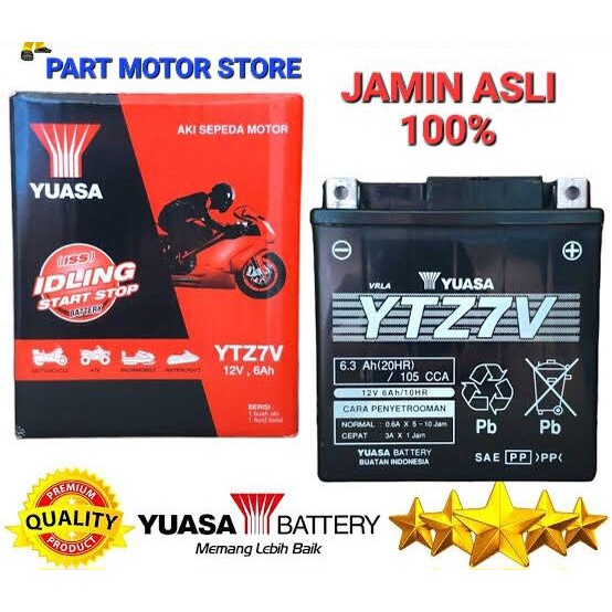 Jual Aki Motor Vespa Sprint Vespa S Nmax Old Accu Lexi Ytz V