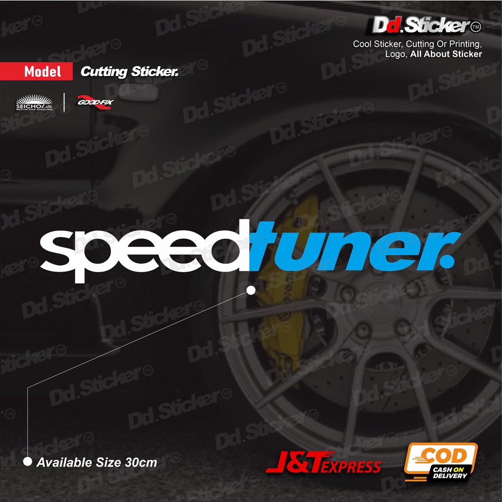 Jual Sticker Speedtuner | Cutting Sticker | Shopee Indonesia