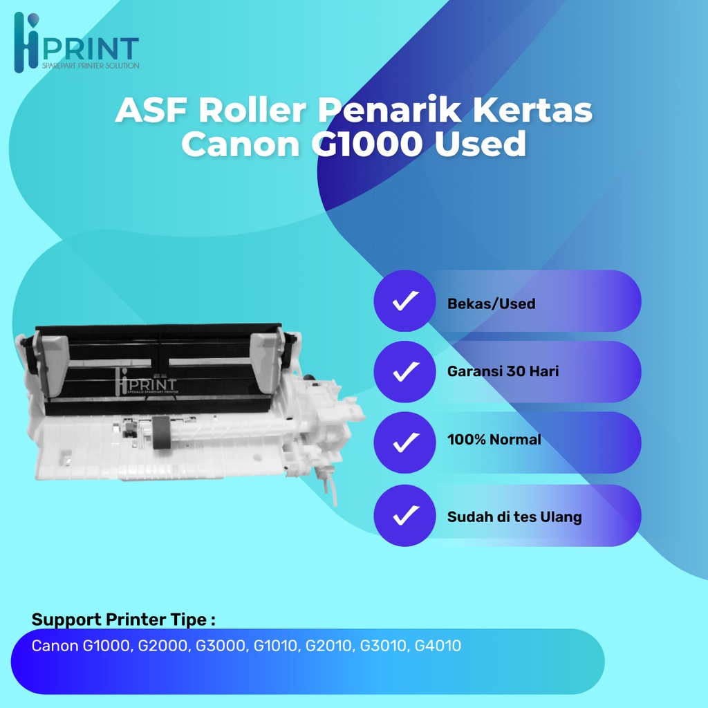 Jual ASF Roller Penarik Kertas Printer Canon G1010 G2010 G3010 G4010 ...