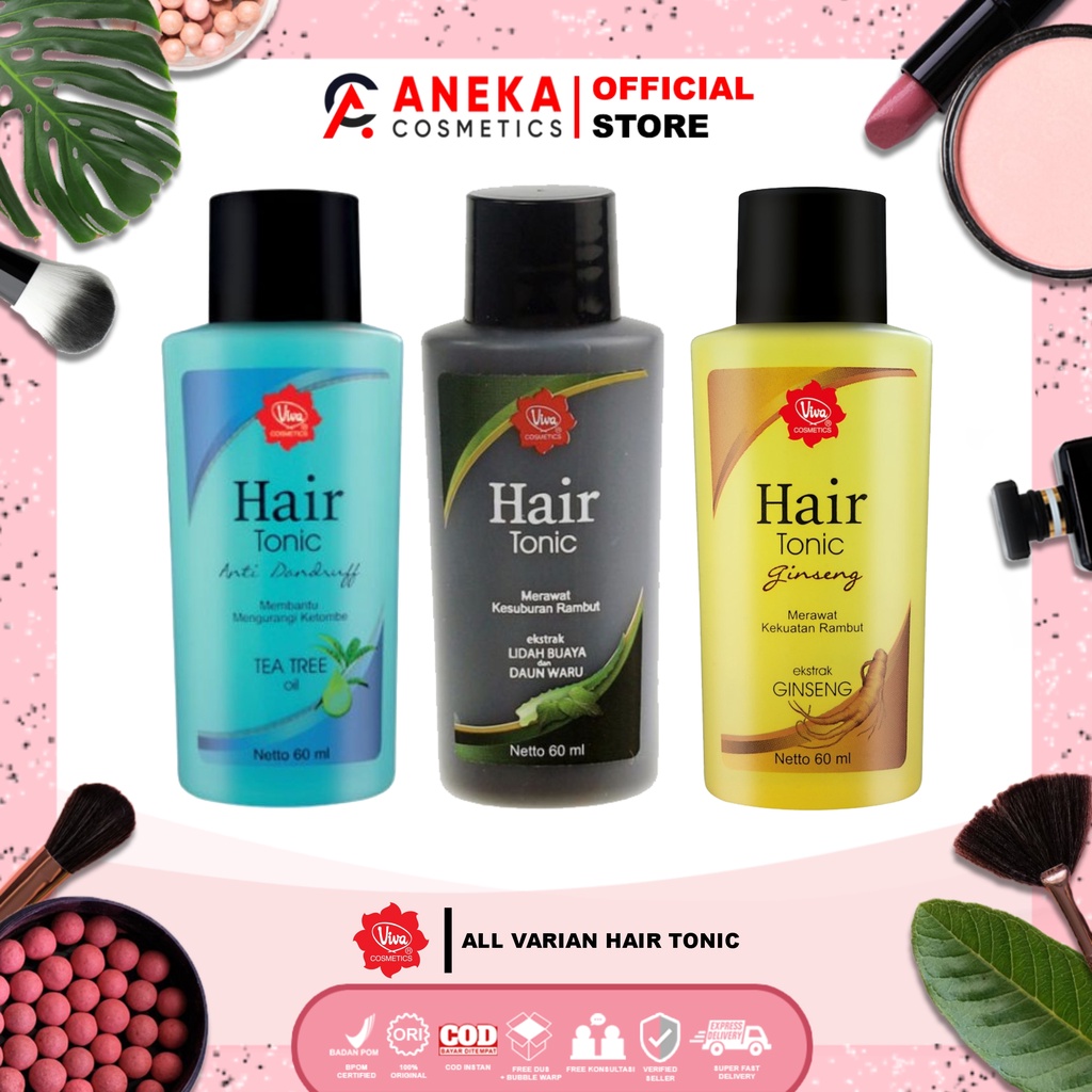 Jual Viva Hair Tonic Anti Dandruff With Tea Tree Oil And Pro Vit B5 Ginseng Whit Pro Vit B5