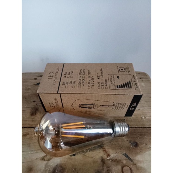 Jual bohlam filamen LED 4 wat | Shopee Indonesia