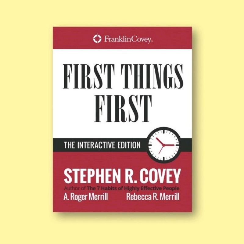 Jual First things first - the interactive edition ( English ) | Shopee ...