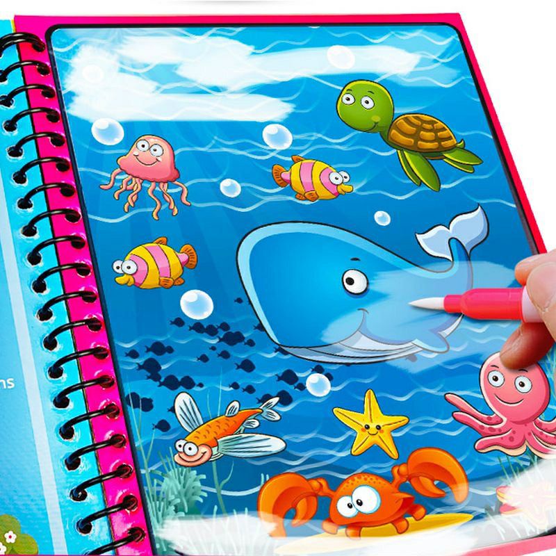 Jual MAGIC WATER BOOK/BUKU GAMBAR MEWARNAI AJAIB | Shopee Indonesia