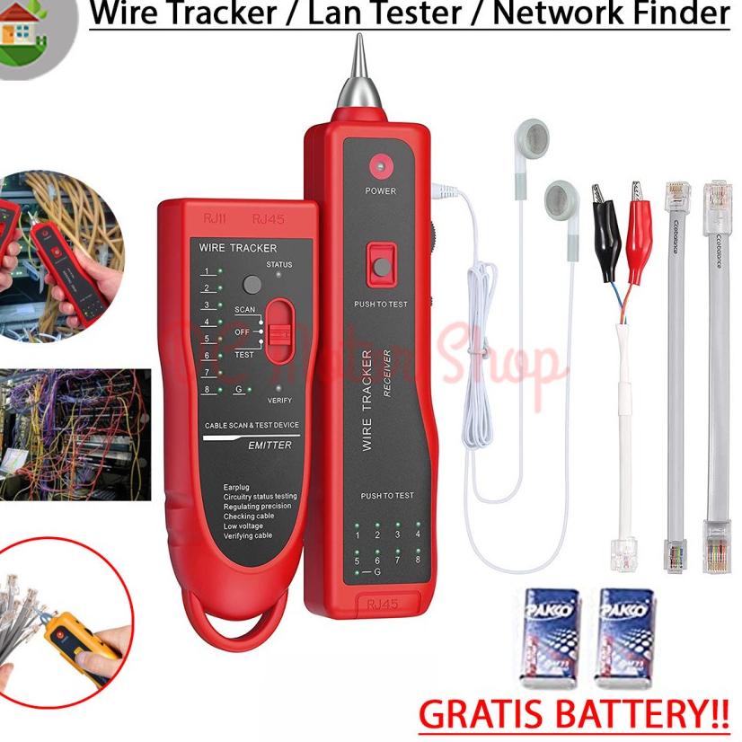 Jual Pusat Belanja Lan Tester Wire Tracker Kabel Jaringan Network ...