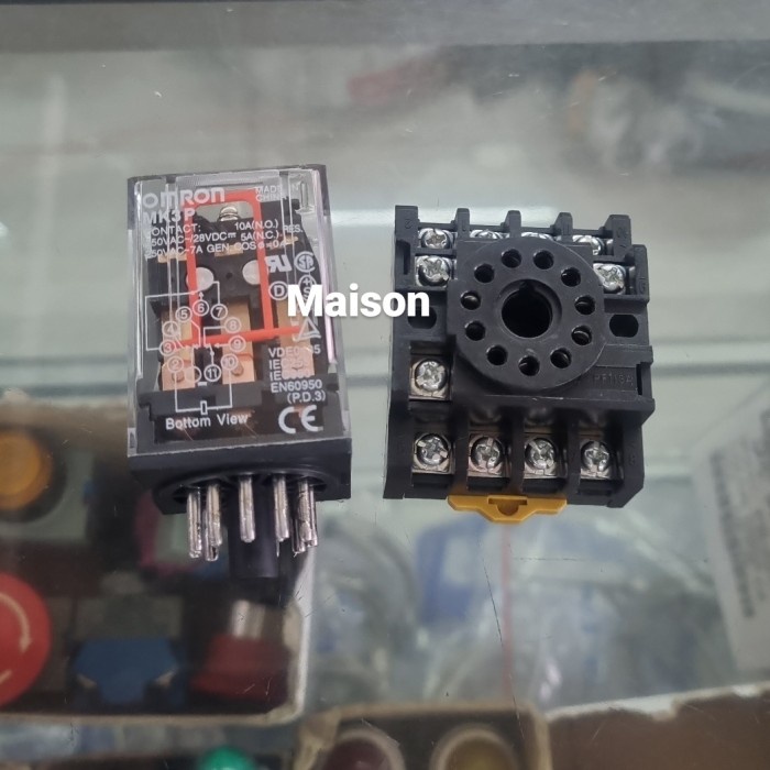 Jual Relay Omron Mk3p 220vac Plus Socket Relay Saja Shopee Indonesia