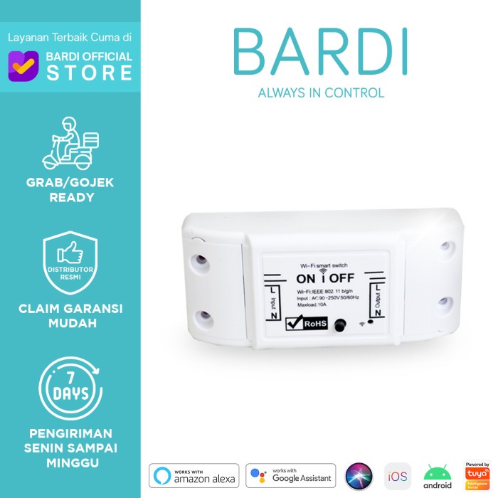 Jual BARDI Smart BREAKER ON OFF Switch Wireless IoT Home Automation ...