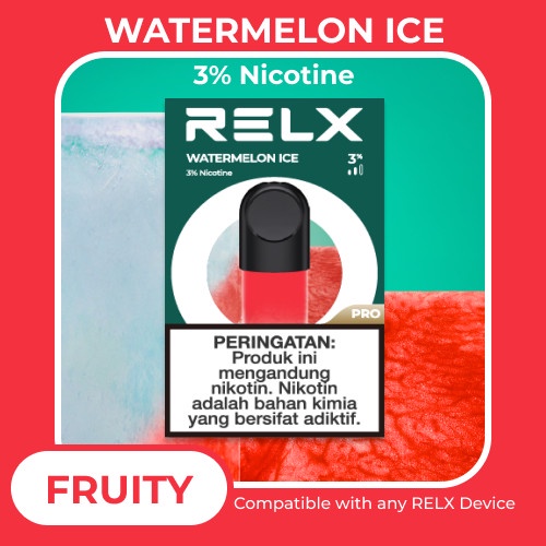 Jual RELX Pod Pro - Watermelon Ice (Isi 1 Pod) | Shopee Indonesia