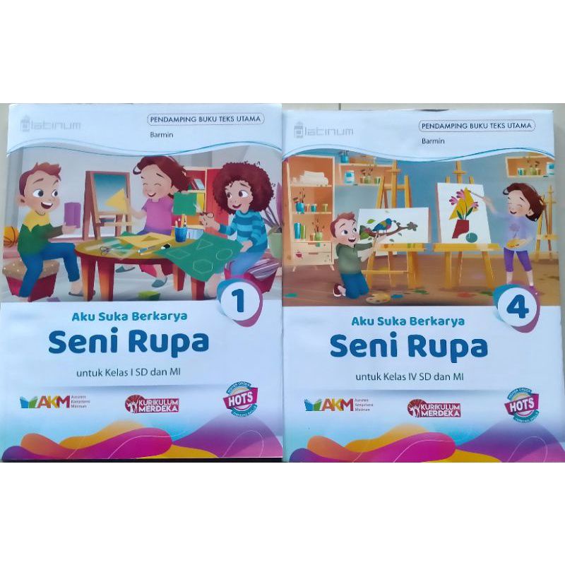 Jual Seni Rupa Kelas 1 4 SD Kurikulum Merdeka Platinum | Shopee Indonesia