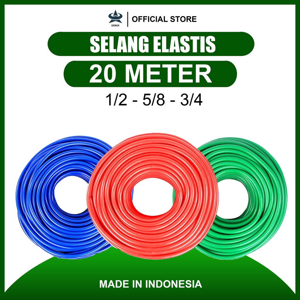 Jual Gemuk Selang Air Elastis Meter Berbagai Diameter