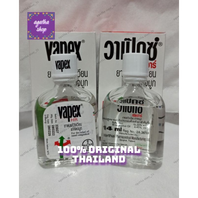 Jual Minyak angin Vapex Inhalant 14 ml asli Made In Thailand | Shopee ...