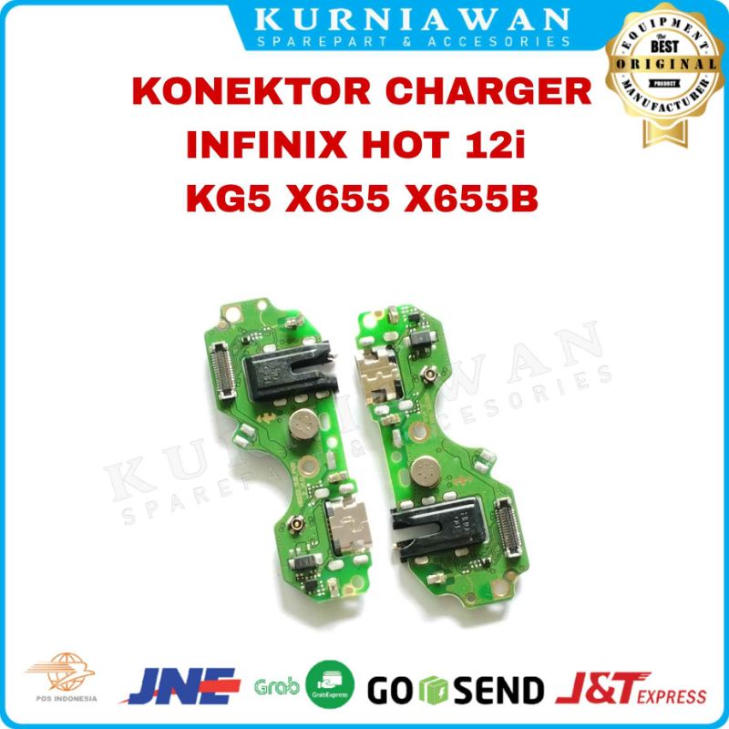 Jual Konektor Charger Techno Spark Go 2020 Hot 12I KG5 X655 X655B Board ...