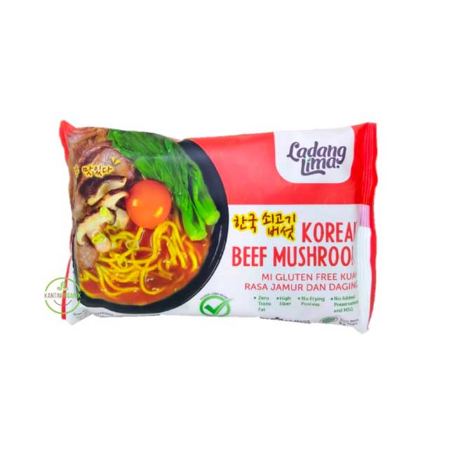 Jual Ladang Lima Mie Korean Beef Mshroom 94g Shopee Indonesia