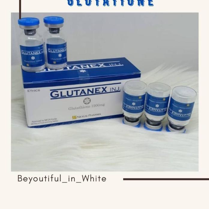 glutanex glutathione 1200mg Glutanex Intravenoso 🇰🇷 tratamiento coreano , glutatión 1200mg , • Aclara  el tono de la piel y reduce significativamente melasma y pigmentación  (suprime la melanina), • Antiaging, • Antioxidante más main image 0