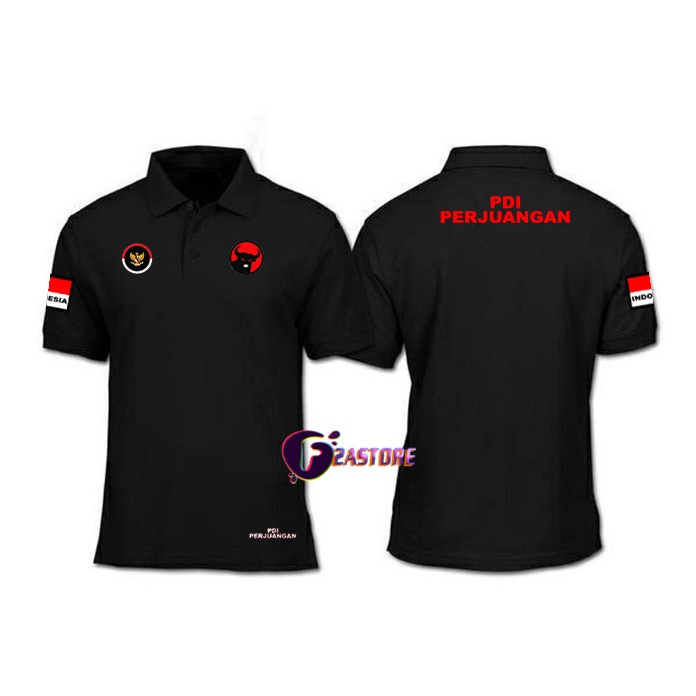 Jual Kaos Kerah Model Polo Partai Pdi Perjuangan F Astore Shopee Indonesia