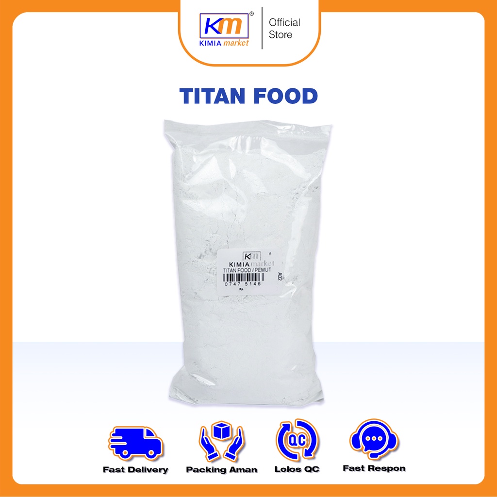 Jual Titanium Dioxide Food Grade / Bahan dasar pemutih makanan / Titan