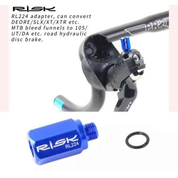 Jual Risk Bleed Funnel Adapter Adaptor Bleeding Kit Rem Hydroulic MTB