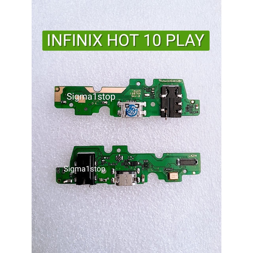 Jual Infinix Hot 10 Play Plug In Connector Charge Pcb Board Papan Cas Konektor Shopee Indonesia 8223