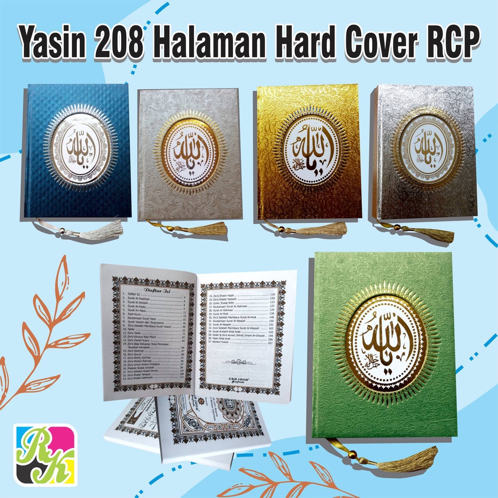 Jual Cetak Yasin Dan Tahlil Isi 208 Halaman Hard Cover Bahan Rcp Di ...