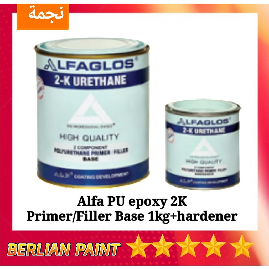 Jual Epoxy Alfa polyurethane filer primer 1kg+HardenerWarna grey