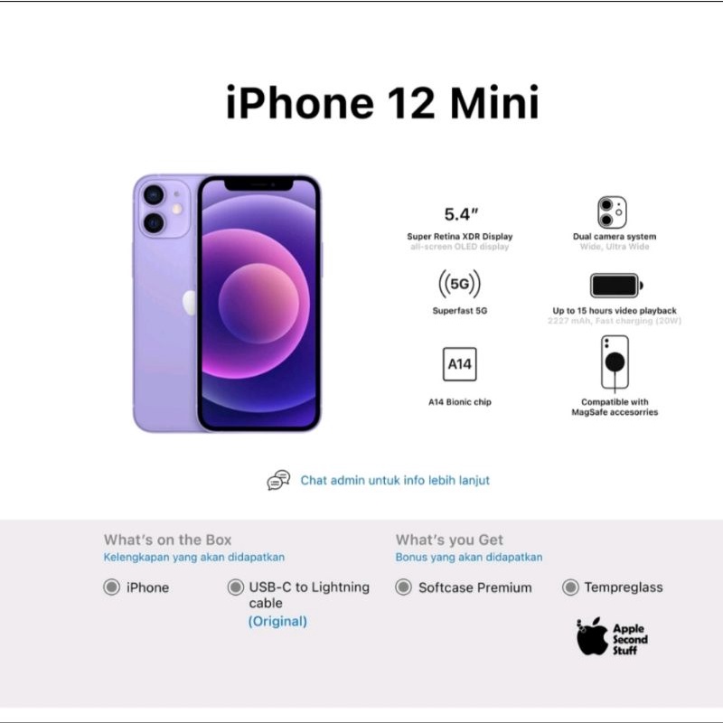 Jual iPhone 12 mini | Shopee Indonesia