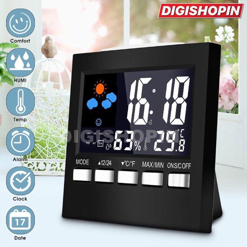 Jual [Free Ongkir] Jam Digital Multifungsi Dengan Alarm LED Sensor ...