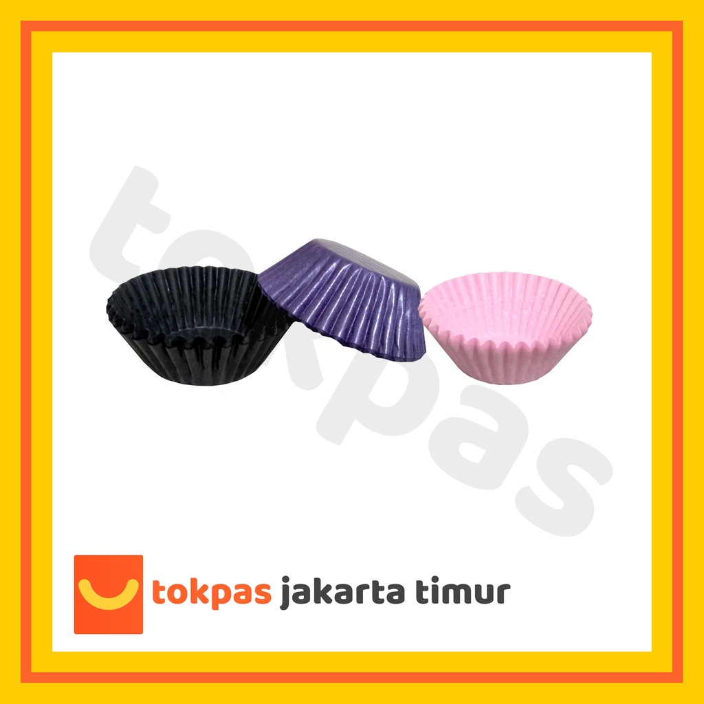 Jual Kertas Kue / Kertas Cup Cake / Paper Cup Kue 5 cm Isi 100 Pcs ...