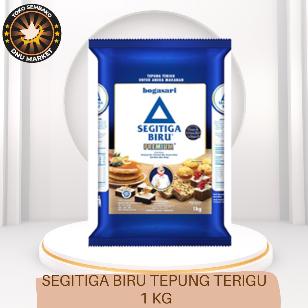 Jual BOGASARI TEPUNG TERIGU SEGITIGA BIRU PREMIUM | 1 KG | Shopee Indonesia