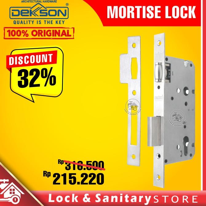 Jual H38 Mortise Lock Pelor Dekson Dekkson MTS RL DL 8585 SSS Body ...