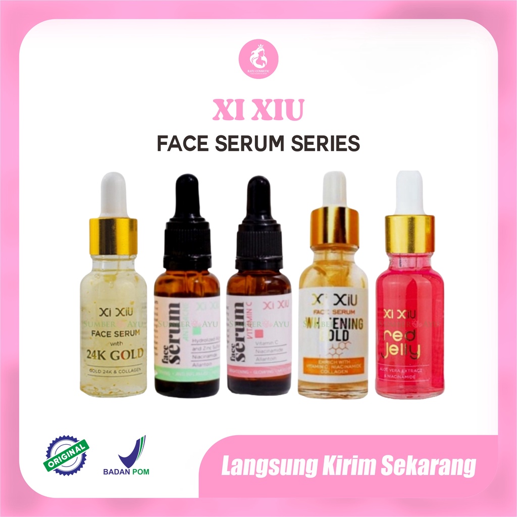 Jual Xi XiU Face Serum Whitening Gold XiXiu Serum Gold Shopee Indonesia