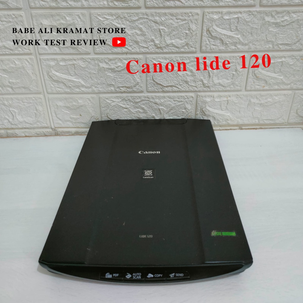 Jual Scanner canon lide 120 support win 10 dan 11 aman color 1200 dpi ...