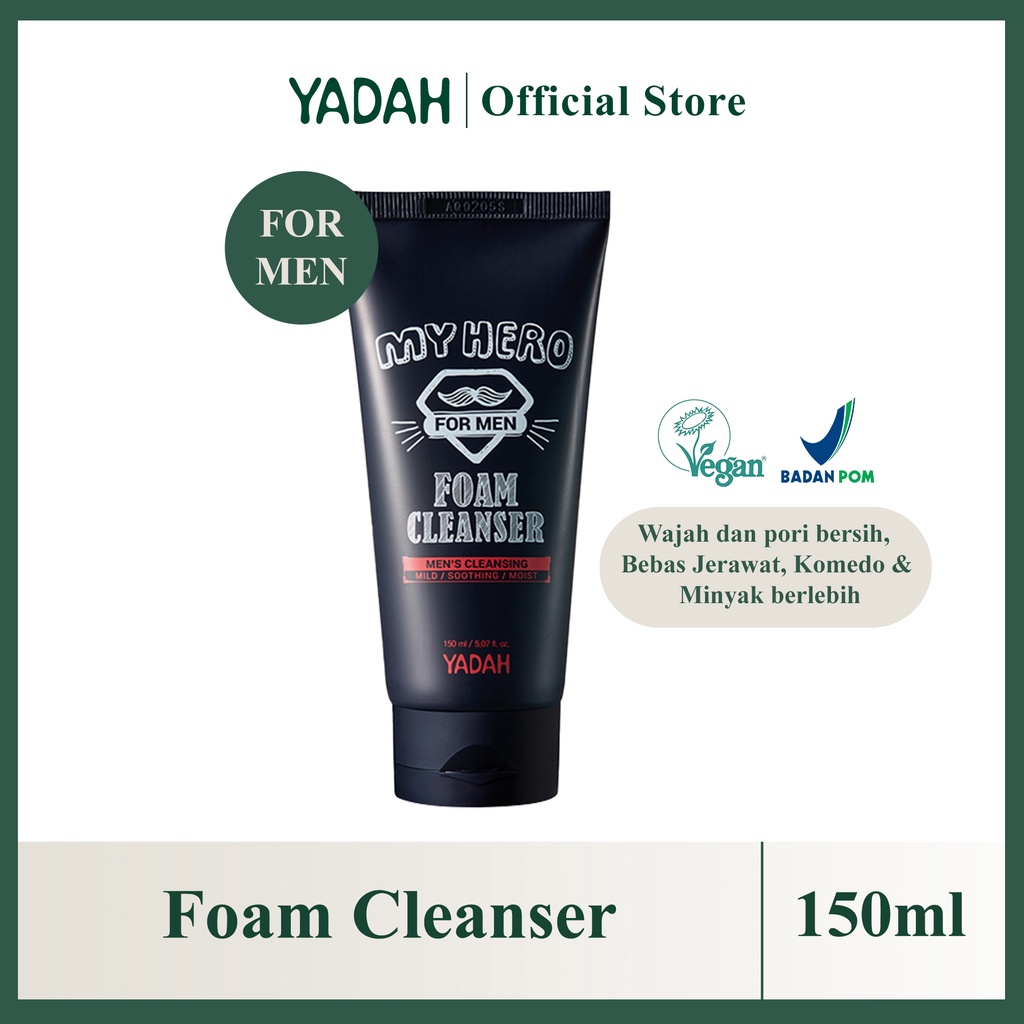 Jual YADAH My Hero Foam Cleanser | Shopee Indonesia
