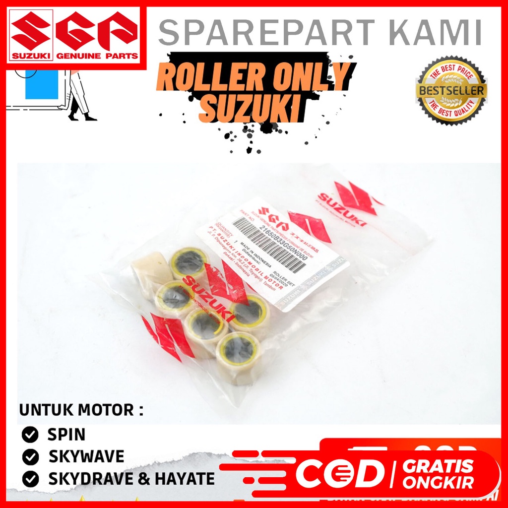 Jual ROLLER SET ONLY SUZUKI SPIN SKYWAVE - SKYDRAVE - HAYATE 12 Gram ...