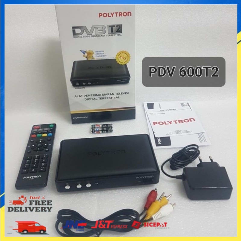 Jual Polytron Pdv T Set Top Box Dvb T Receiver Tv Digital Pdv