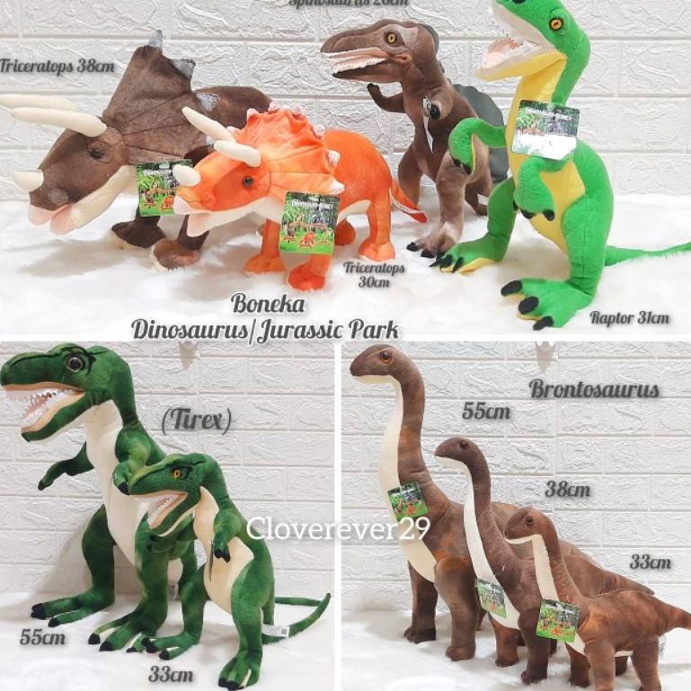 Jual RECOMENDED Boneka Dinosaurus Tirex / Brontosaurus Spinosaurus ...