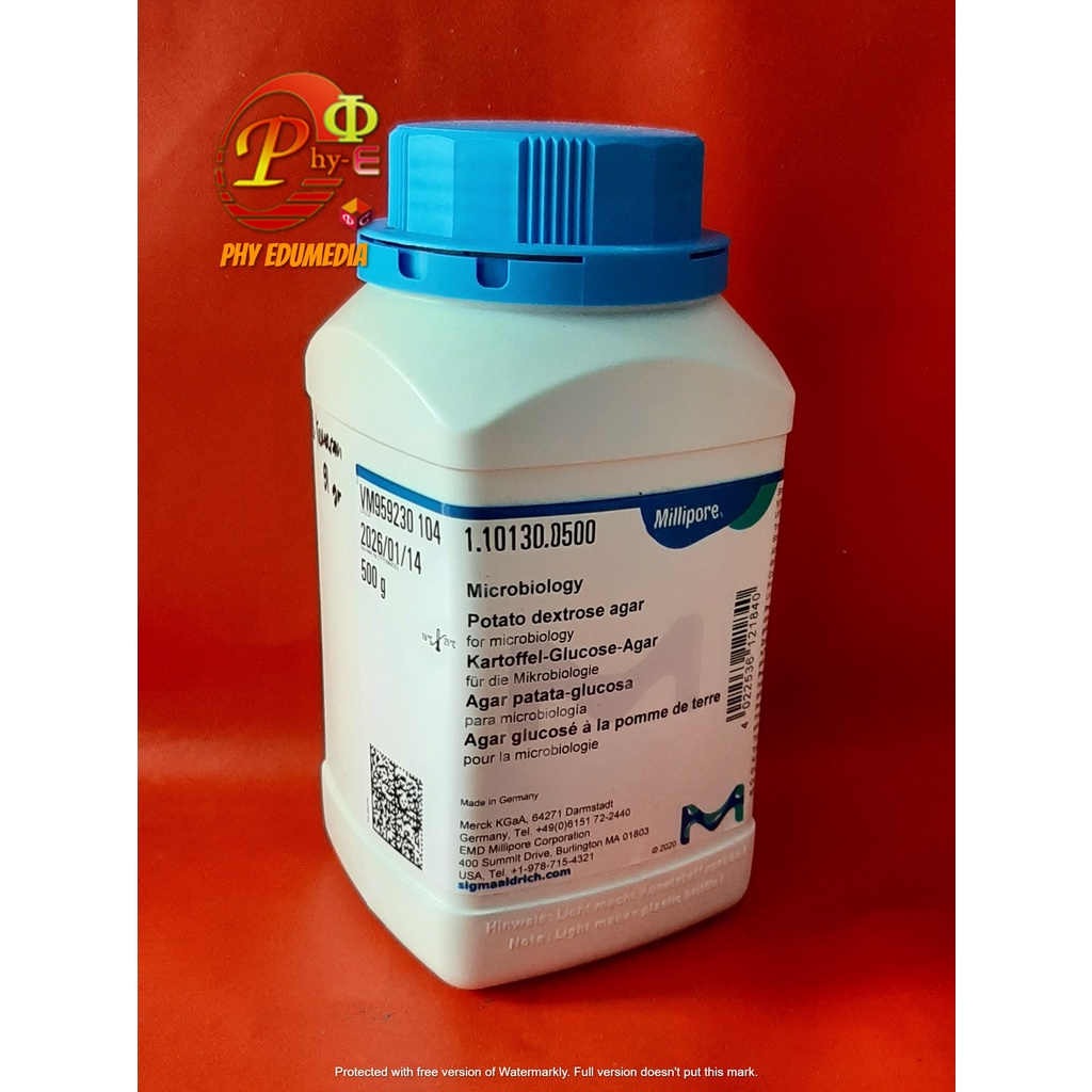 Jual Potato Dextrose Agar (PDA) MERCK Ecer Per Gram (MIN 5 Gram ...