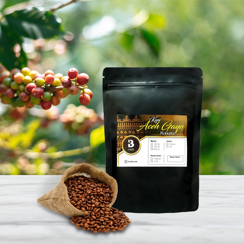 Jual Kopi Bubuk Aceh Gayo Robusta Nikmat Berkualitas Super Premium G Bcafe Shopee Indonesia