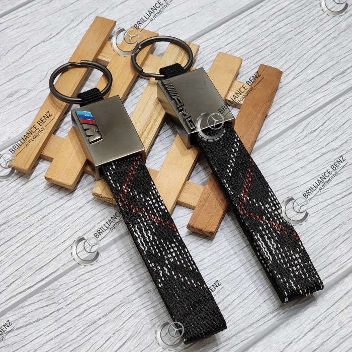 GANTUNGAN KUNCI MOBIL MERCEDES BENZ BMW MPOWER M3 MOTIF SPORT KEYCHAIN  BMW M3 M Power