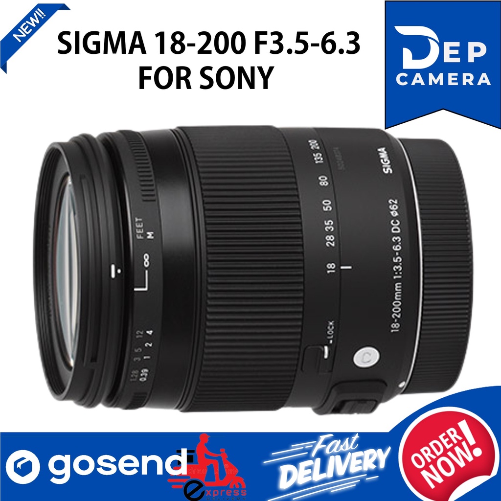 Objectif Sigma DC 18-200 Mm 3,5-6,3 – Monture Sony A, état Bon (237684)